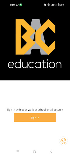 BAC College CMS Screen 2
