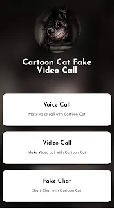 Cartoon Cat Fake Video Call