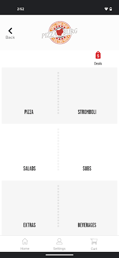 Pizzaburg Pizza Screen 2