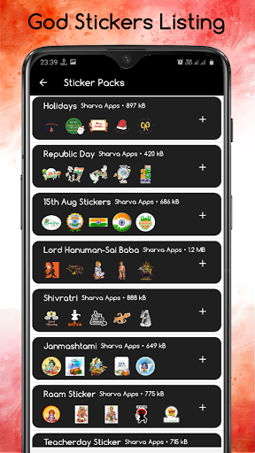 Festival Stickers for whatsapp Screen 3