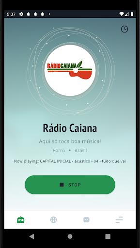 Android application Rádio Caiana screenshort