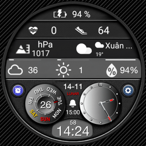 N-SPORT675 Hybird WearOS Face