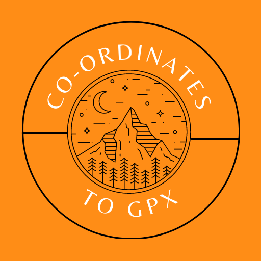 Coordinates to GPX logo