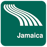 Jamaica Map offline icon