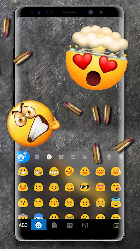 Golden Shooting Gun Keyboard T Screen 3