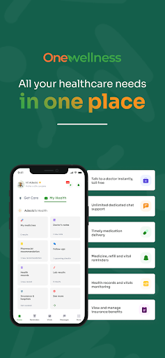 Android application Onewellness: Health Partner screenshort