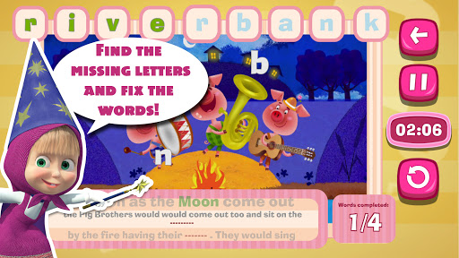 Masha and the Bear: Word Game 1.0.2 screenshots 3