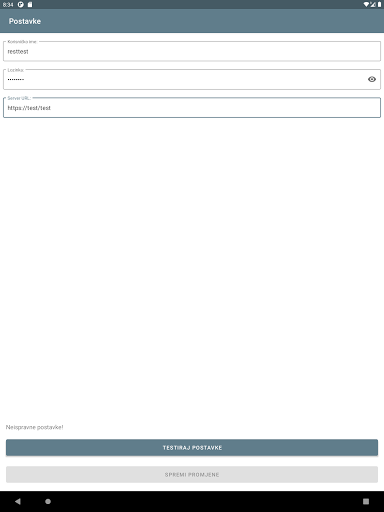 Android application SkladINexpress screenshort