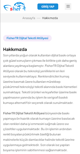 FisherTR Screen 2