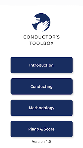 Android application Conductor’s Toolbox screenshort