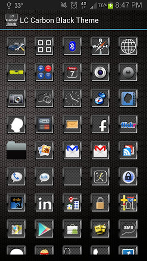 LC Carbon Black Theme