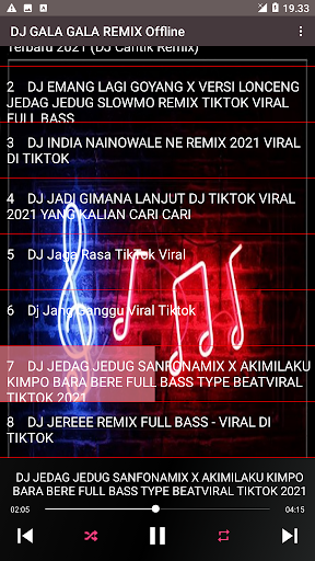 Dj Gala-Gala Remix Offline Screen 3