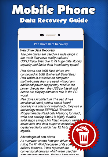 Mobile Data recovery Guide Screenshot 4 - AppWisp.com