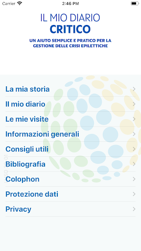 Android application Il Mio Diario Critico screenshort