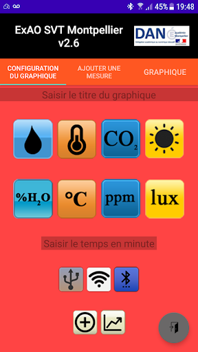 Android application ExAO SVT screenshort