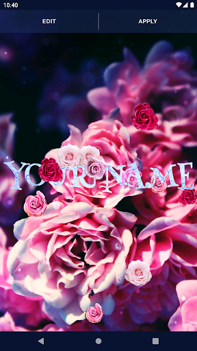 Spring Rose Live Wallpaper Screen 2