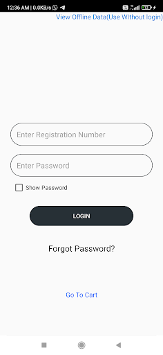 Android application Attendie screenshort