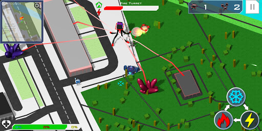 Android application Geo Defense screenshort