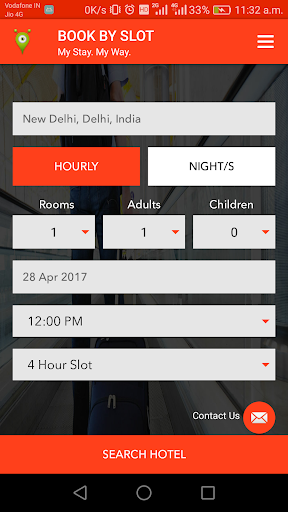 Android application BookBySlot-Book Hourly Hotels screenshort