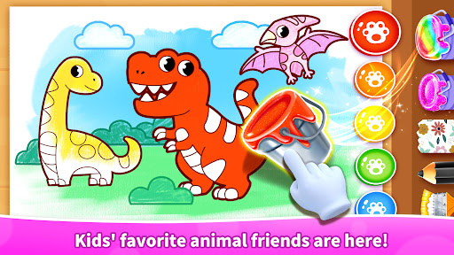 Baby Pandas Glow Doodle Game Screen 3