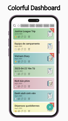 Android application Bamboo Note screenshort