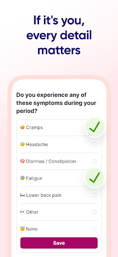 Screenshot of Kompanion: Period & Pregnancy