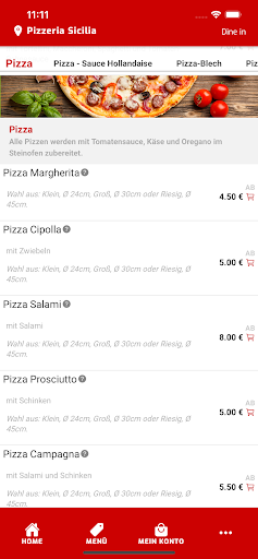 Pizzeria Sicilia Screen 3