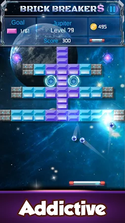 Game screenshot Brick Breaker : Space Outlaw hack