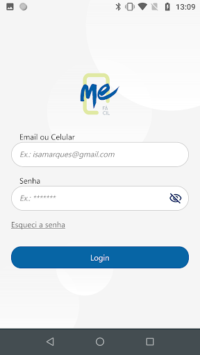 Android application ME Fácil 2.0 Gestor screenshort