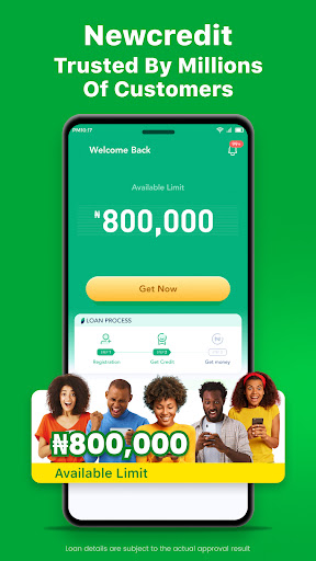Android application Newcredit-safe & instant loan screenshort