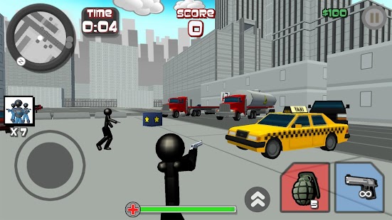 Stickman City Shooting 3D Screenshot