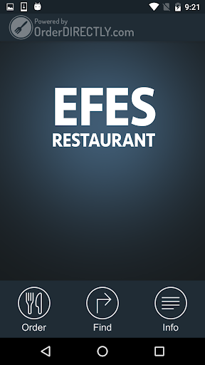 Android application Efes Kebab House screenshort