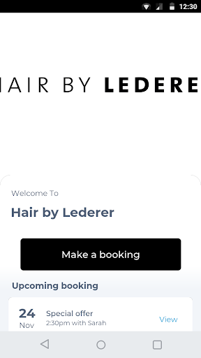 Android application Hair by Lederer screenshort