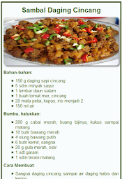 Kumpulan Resep Sambal