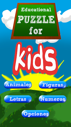 Android application Educational Puzzle For Kids screenshort