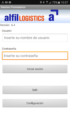 Android application ALFILSTEP screenshort