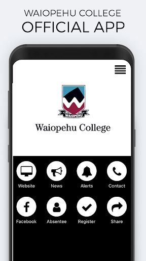 Android application Waiopehu College screenshort
