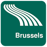 Brussels Map offline icon