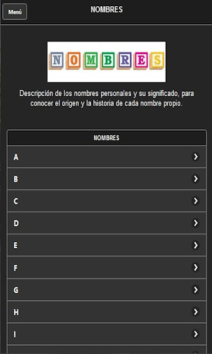 Nombres propios y significado Screen 2