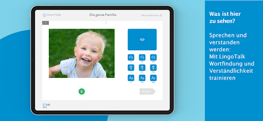 Android application LingoTalk Aphasie Logopädie screenshort