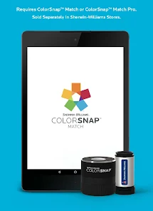 Paint Color Match System  Sherwin-Williams ColorSnap<sup><small