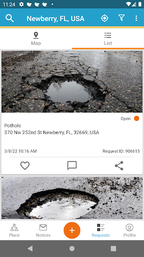 Screenshot of Newberry FL Connect