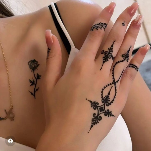 نقش حناء سهل وحلو للبنات logo