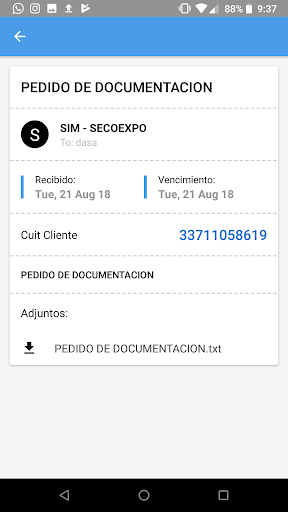 DASA Contable Screen 3