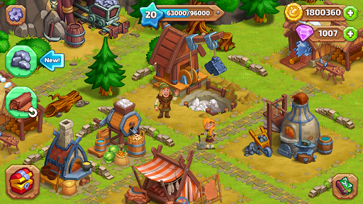 Vikings and Dragon Island Farm screen 2