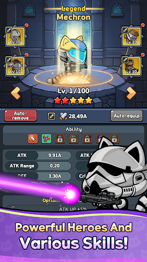 Cat Fortress : Idle Defense 3