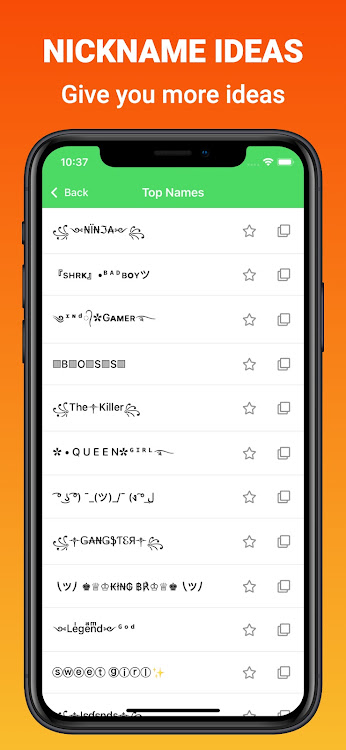 Nickname Finder - Special Char By Onetime Tech - (Android Apps) — Appagg