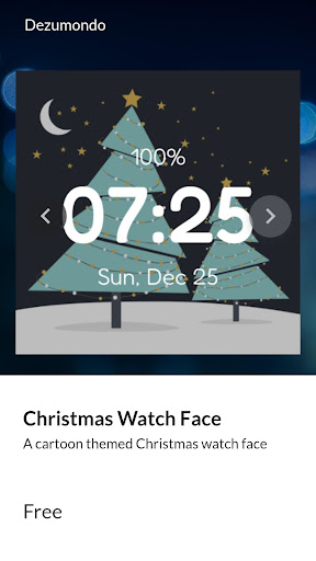 Christmas Watch Face Screen 3