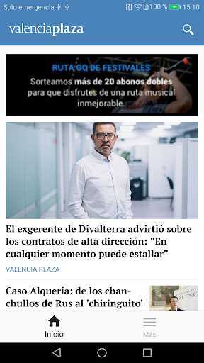 Android application Valencia Plaza screenshort