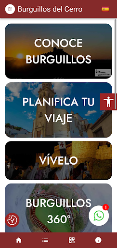 Android application Turismo Burguillos del Cerro screenshort